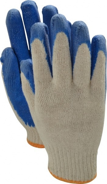 General Purpose Work Gloves: Small, Latex Coated, Cotton Blend MPN:39-C122/S