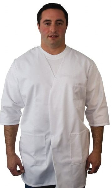 Size M White Smock with 5 Pockets MPN:PS-725-PCW-M