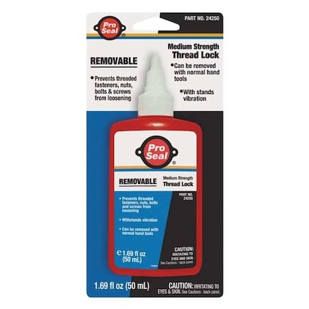 Threadlocker, PRO SEAL ANA-LOK™ 42, Blue, Medium, Liquid, 1.69 fl oz, Bottle MPN:24250