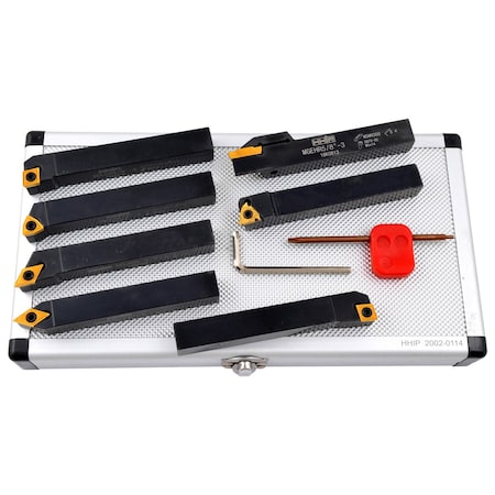7 Piece 5/8 Indexable Cut Off & Turning Tool Set MPN:2002-0114
