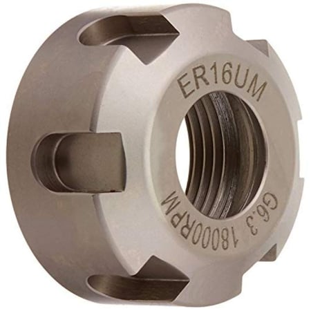 UM-Type ER16 Collet Chuck Nut MPN:3900-0688