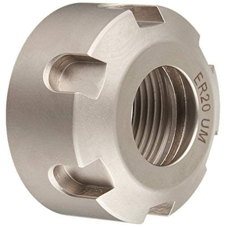 UM-Type ER20 Collet Chuck Nut MPN:3900-0689