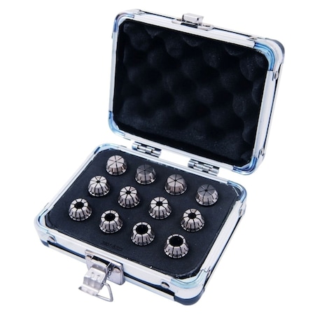 12 Piece 1-10mm High Accuracy ER-16 Spring Collet Set MPN:3901-5325