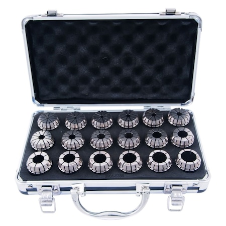 18 Piece High Accuracy 3-20mm ER-32 Spring Collet Set MPN:3901-5358