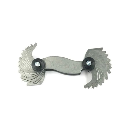 USA Made 0.25-2.50mm 28 Piece Screw Pitch Gage MPN:4901-0096