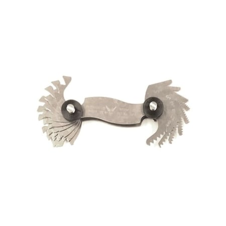 USA Made 0.50-7.00mm 18 Piece Screw Pitch Gage MPN:4901-0097