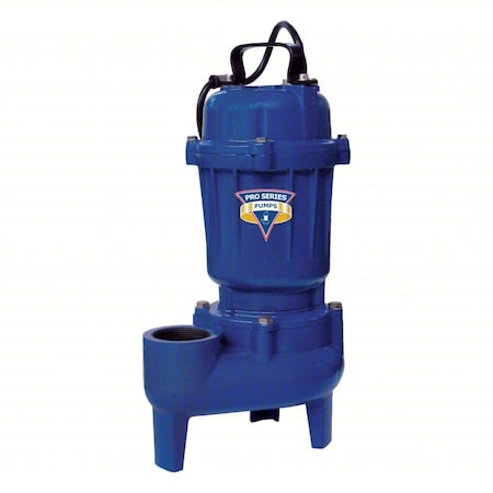 SewageEjectorPump, 10ft, 0.5hp, 115VAC MPN:E7055-NS