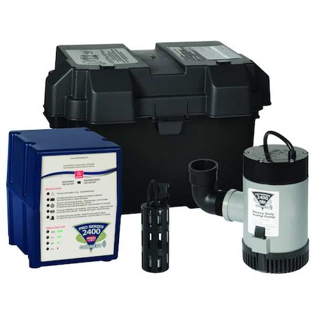 Battery Backup Sump Pump, High Capacity MPN:PHCC-2400