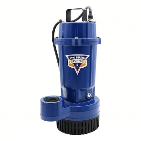 SubmersibleSumpPump, 10ft, 13.75in, 115VAC MPN:S1033-NS