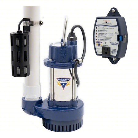 SubmersibleSumpPump, 20ft, 13.375in, 115VAC MPN:S3050-DFC2