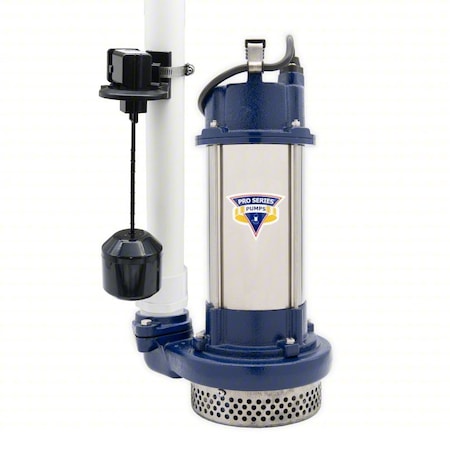 SubmersibleSumpPump, 20ft, 18in, 115VAC MPN:S3100-VS