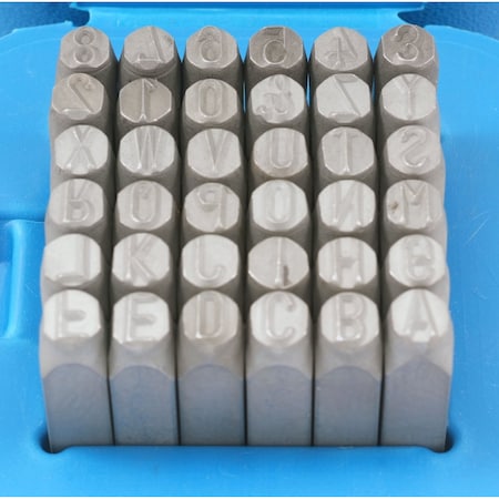 3/16 Number & Letter Stamp Set 0-9 And A-Z MPN:8016-0013