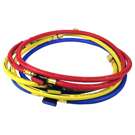Hose, 5 ft L, Blue/Red/Yellow, PK3 MPN:HP5L