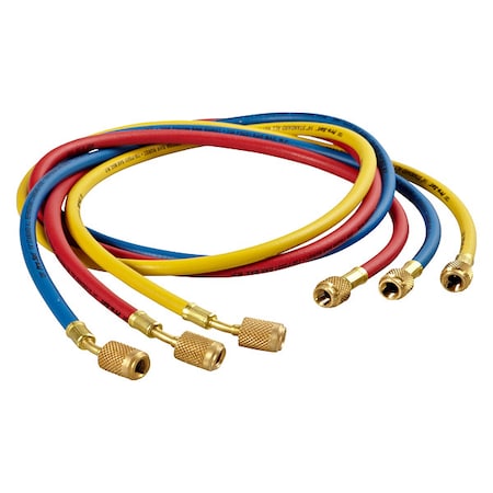 Hose Set, 5 ft L, Blue/Red/Yellow, PK3 MPN:HS5A