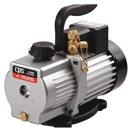 Vacuum Pump, 6.0 cfm, 1/2 HP, 50 Microns MPN:VP6S