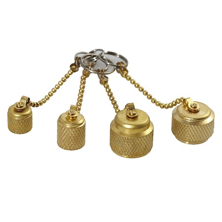 Access Valve Cap, Brass, 4 1/2 in L MPN:AVCVAC