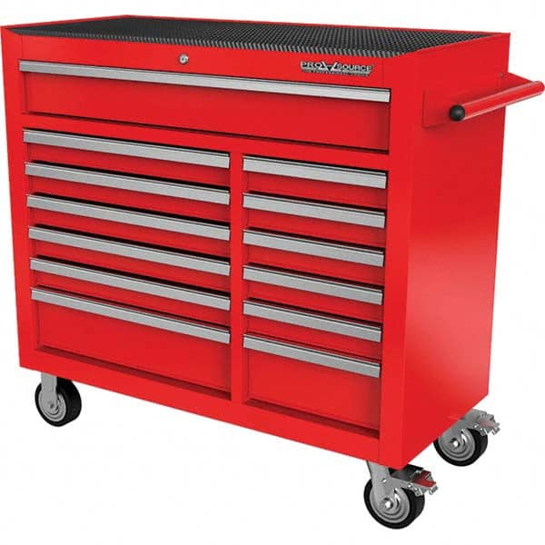 Steel Tool Roller Cabinet: 13 Drawers MPN:AT42131CG-01A