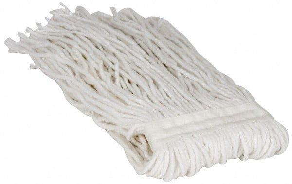 Wet Mop Cut: Clamp Jaw, Small, White Mop, Rayon MPN:08070013