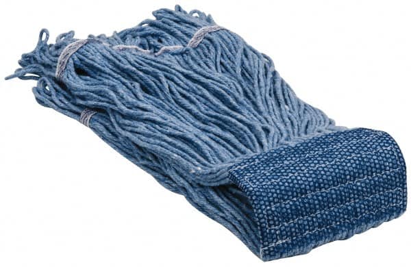 Wet Mop Loop: Clamp Jaw, Large, Blue Mop, Blended Fiber MPN:08625394