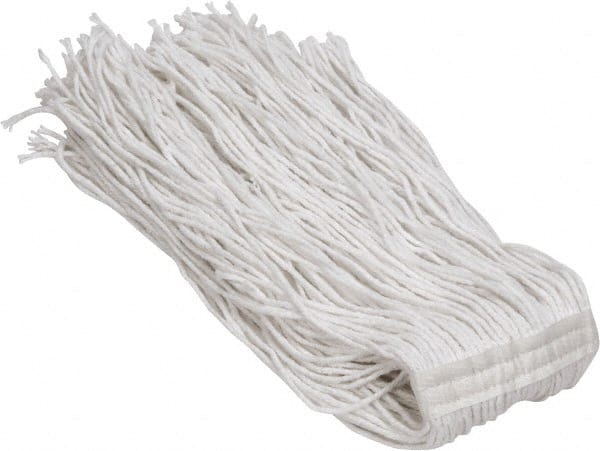 Wet Mop Cut: Clamp Jaw, Large, White Mop, Rayon MPN:08625436