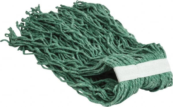 Wet Mop Cut: Clamp Jaw, Large, Green Mop, Blended Fiber MPN:08625469