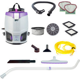 ProTeam® GoFit 3 Backpack Vacuum w/ Xover Multi-Surface Telescoping Wand Tool Kit 3 Quart 107713