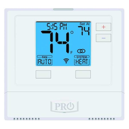 WiFi Thermostat, 7, 5-1-1 Programs, 1 H, 1 C, Wall Mount, Hardwired, 24VAC MPN:T701i