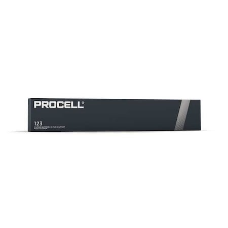 Battery, Lithium, Size 123, 3VDC, PK12 MPN:CR123
