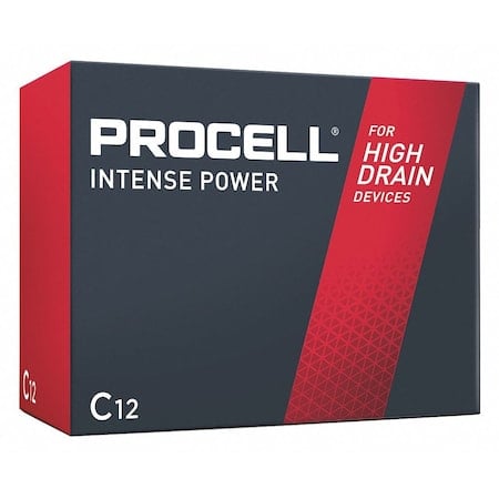 Procell Intense C Alkaline Battery, 1.5V DC, PK12 MPN:PX1400