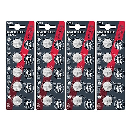 Coin Cell Battery, 165 mAh, PK20 MPN:PX2025