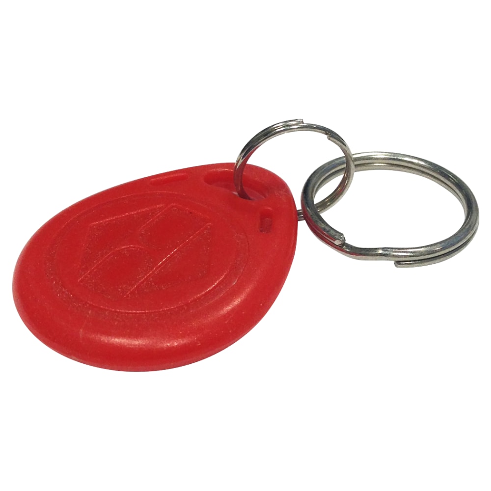 uAttend RFID Fobs, 4.3in x 4.6in x 2.3in, Red, Pack Of 10 MPN:RFR10
