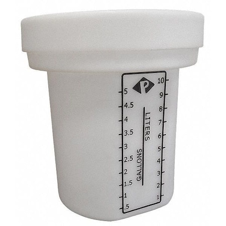 ProChem Process Chemical Tank, Solid Top, Nat, LDPE, 5 Gal MPN:01-30353