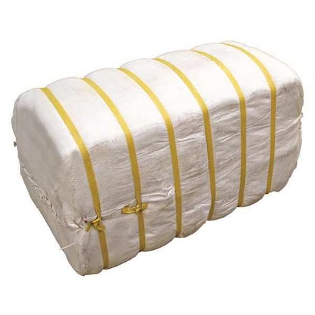 Terry Cloth Cotton Cloth Rag 100 lb. Varies Sizes, White MPN:Z99203