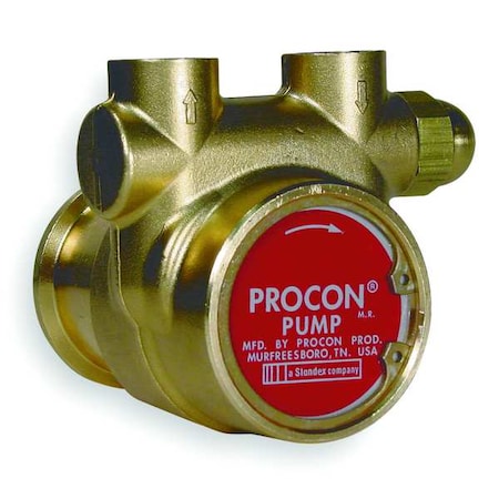 Rotary Vane Pump, 3/8 In, 112 GPH, GPH of Water at 100 PSI100 gph MPN:102A100F11PA 250