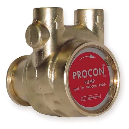 Pump, Rotary Vane, Brass, Max. Flow (GPH): 346 MPN:114B330F11XX