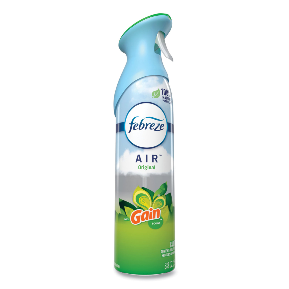 Febreze AIR Gain Original, 8.8 oz Aerosol Spray, 6/Carton MPN:96252