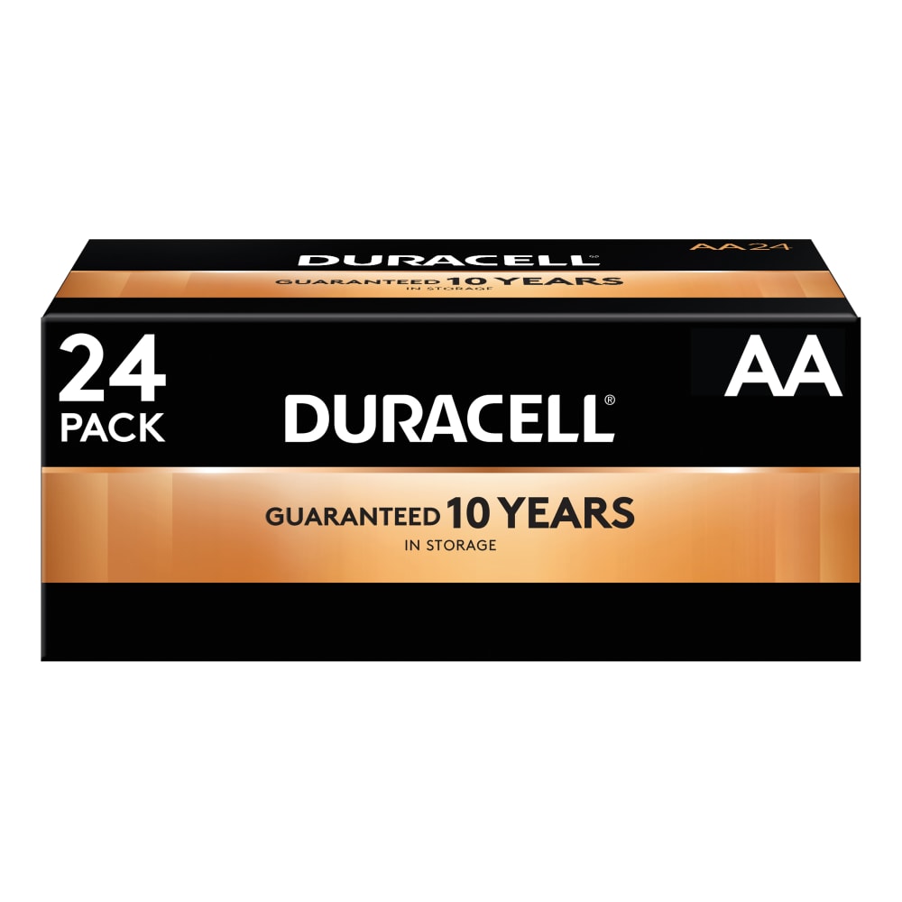 Duracell Coppertop AA Alkaline Batteries, Box Of 24 (Min Order Qty 4) MPN:01501