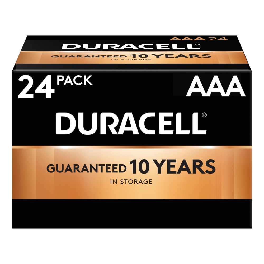 Duracell Coppertop AAA Alkaline Batteries, Box Of 24 (Min Order Qty 4) MPN:02401