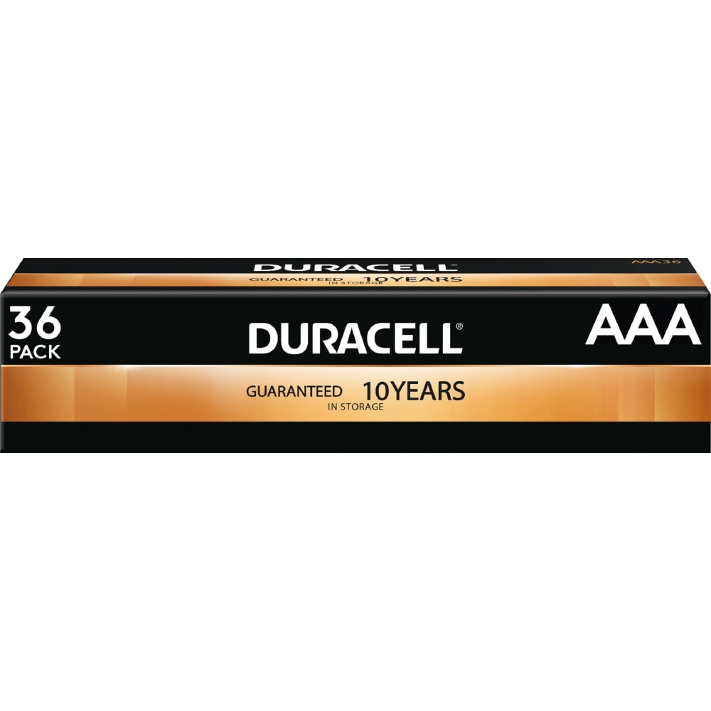 Duracell Coppertop AAA Alkaline Batteries, Box Of 36 (Min Order Qty 3) MPN:MN24P36