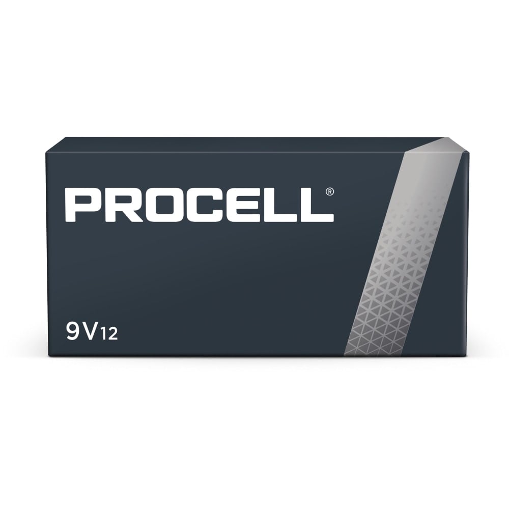 Duracell PROCELL Alkaline 9V Batteries, Pack Of 72 Batteries, DURPC1604BKDCT MPN:PC1604BKDCT