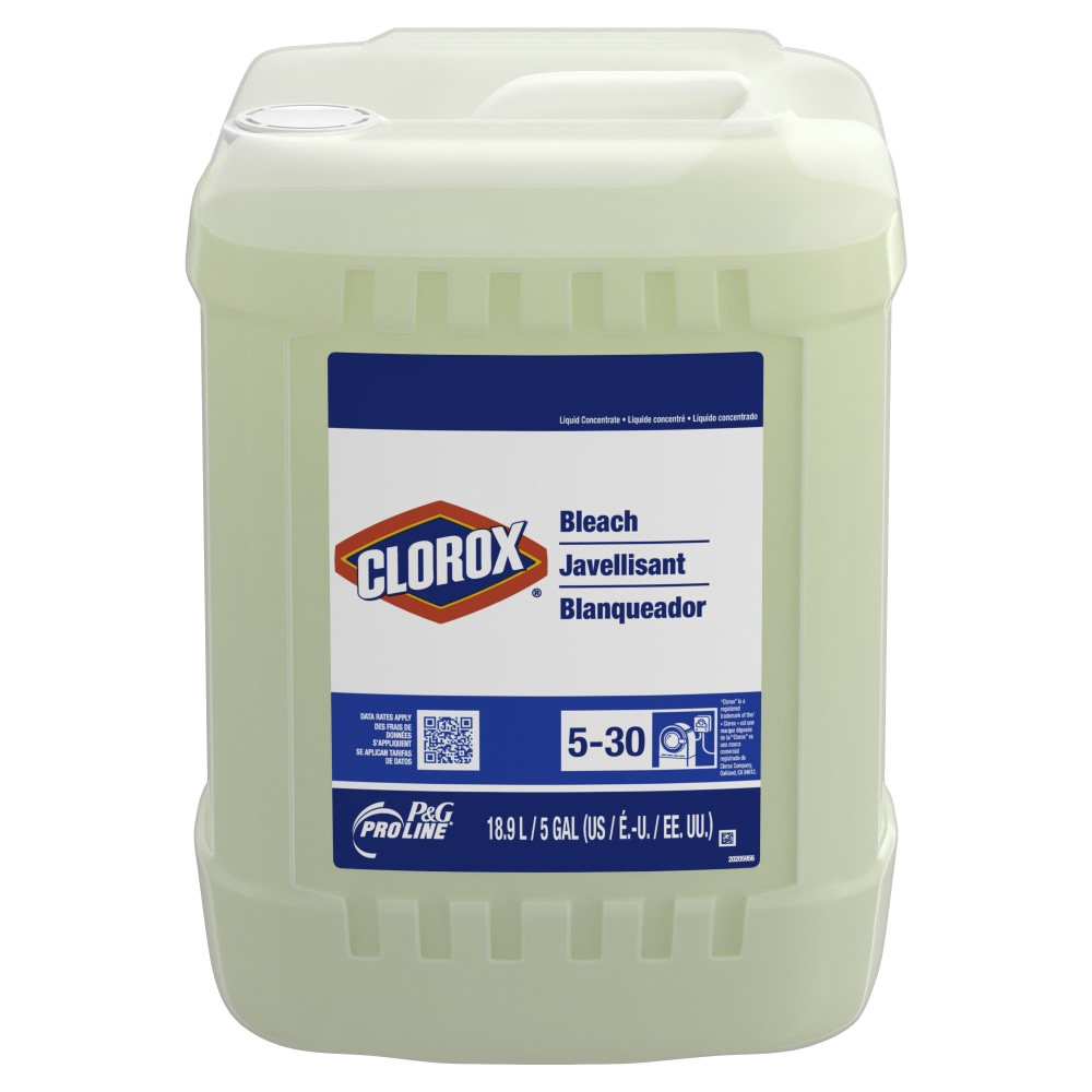 CloroxPro Bleach Laundry Additive, Closed Loop, 5 Gallons MPN:10037000706783