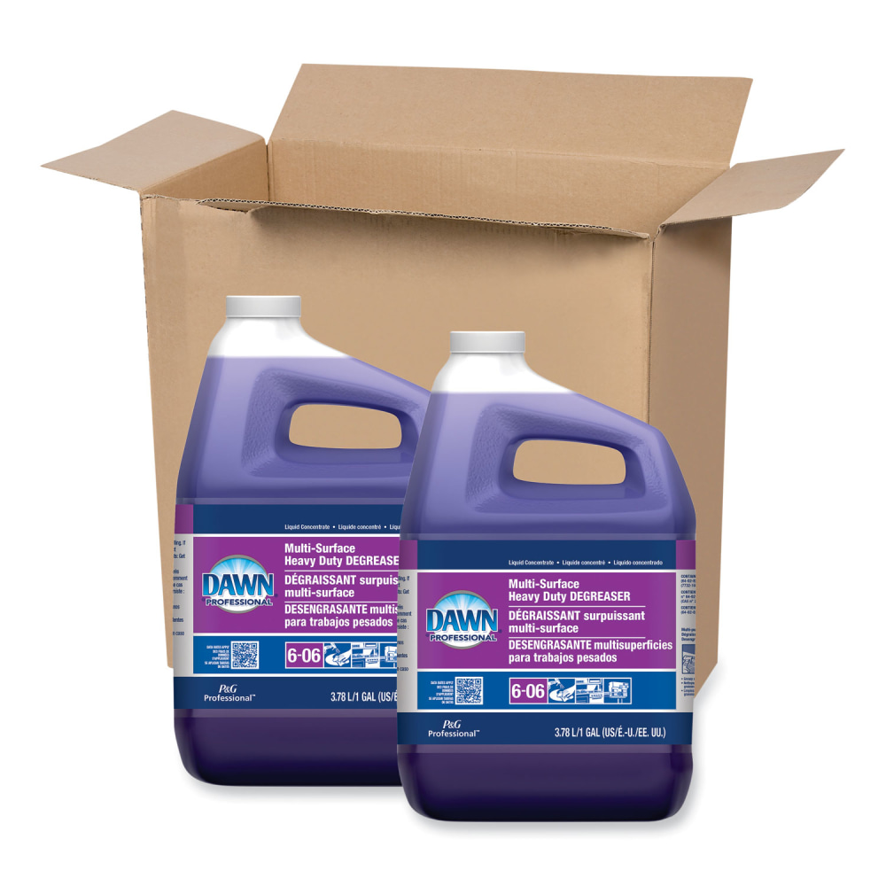 Dawn Professional Multi-Surface Heavy Duty Degreaser, 1 gal, Pour Bottle, 2/Carton MPN:83534253