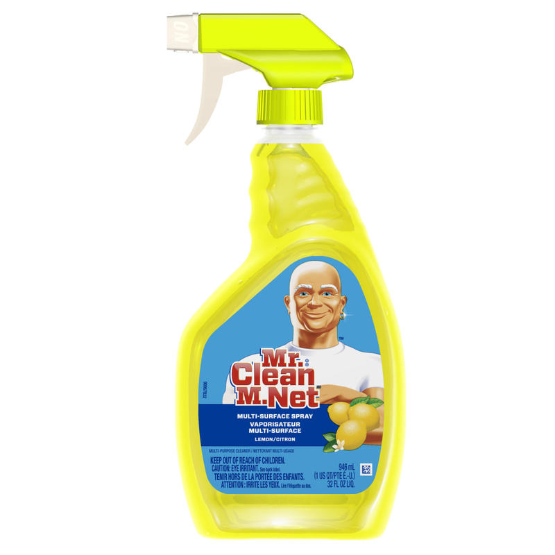 Mr. Clean Multipurpose Cleaning Spray, Lemon Scent, 32 Oz Bottle (Min Order Qty 22) MPN:97337