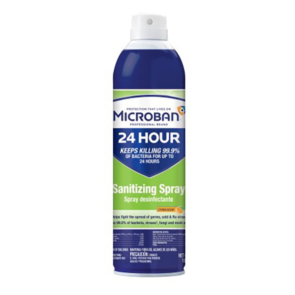 Microban 24 Professional Sanitizing and Disinfecting Spray, 15 oz MPN:30130EA