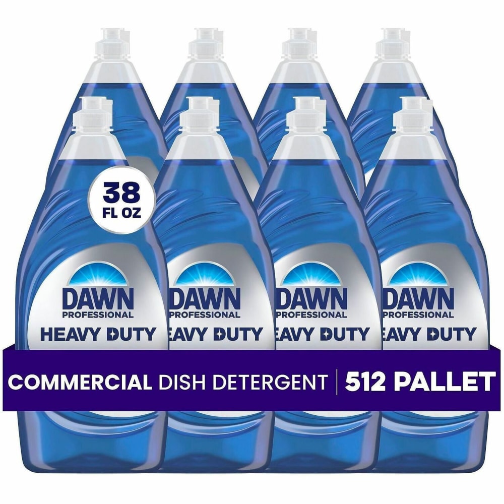 Dawn Manual Pot/Pan Detergent - 38 fl oz (1.2 quart) - Heavy Duty - Blue - 64 / Pallet MPN:08836PL