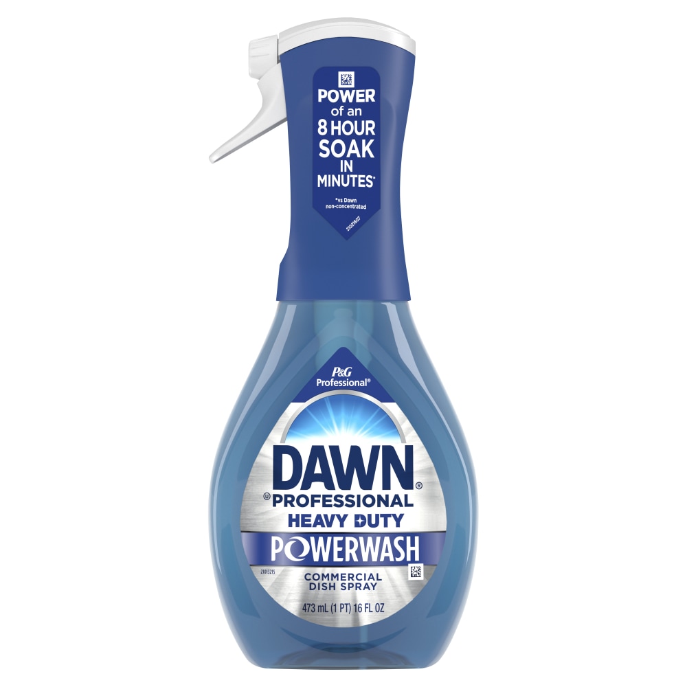 Dawn Professional Heavy-Duty Platinum Powerwash Dish Spray Starter Kit, Fresh, 16 Fl Oz, Blue, Pack Of 6 Starter Kits MPN:3077212301