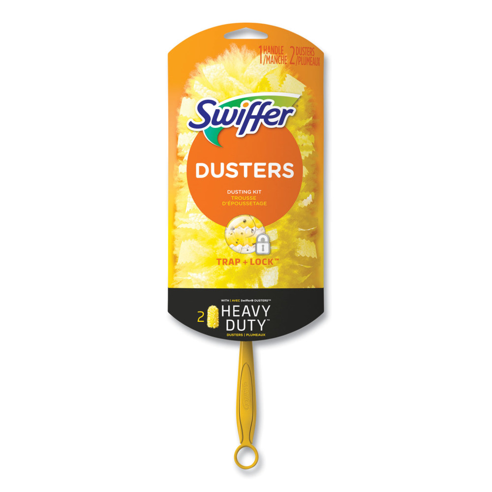 Swiffer Heavy Duty Dusters Starter Kit, 6in Handle with Two Disposable Dusters, 4 Kits/Carton MPN:PGC08109