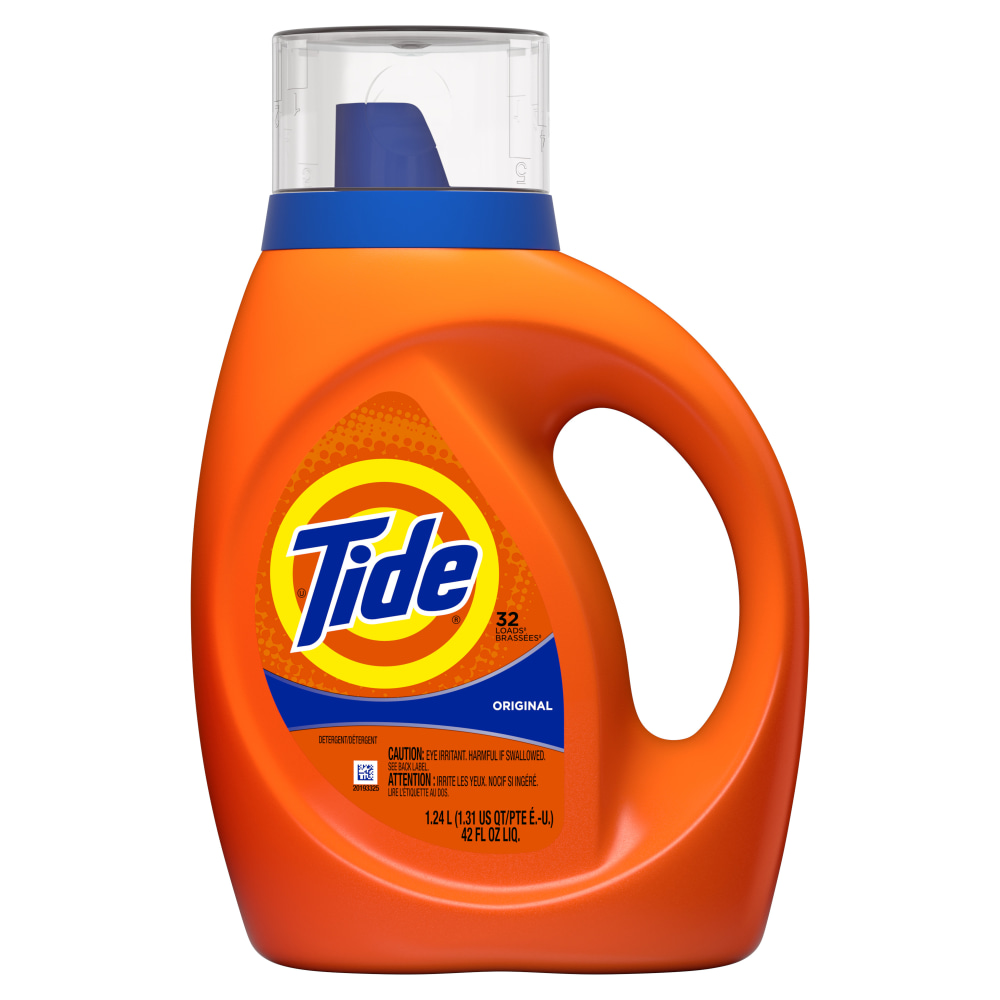 Tide Liquid Laundry Detergent, Original Scent, 42 Oz MPN:3077212117