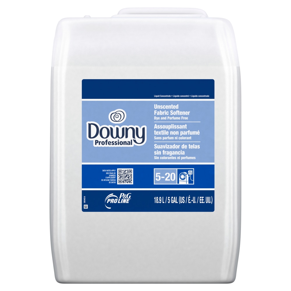 Downy Professional Fabric Softener, Unscented, 5 Gallon MPN:3700070679