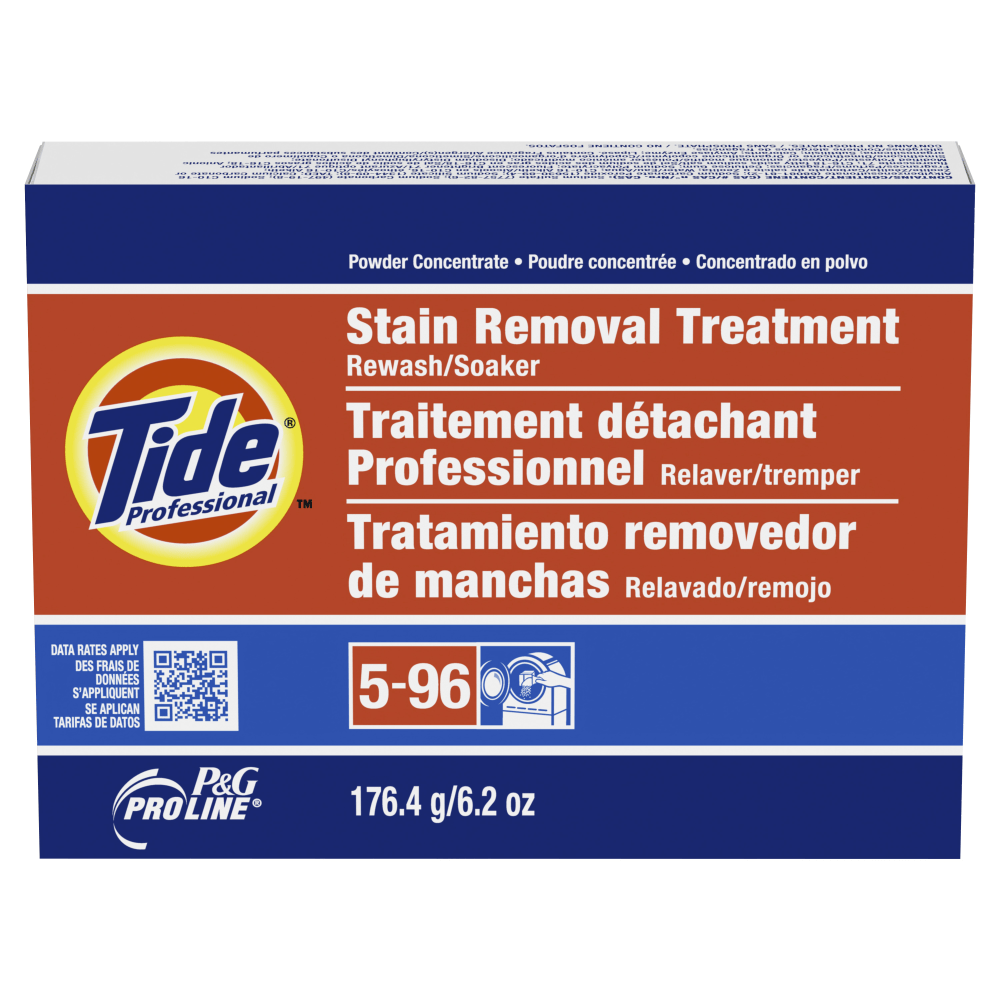 Tide Professional Stain Removal Treatment Rewash/Soaker Powder Concentrate, 6.2 Oz, Case Of 14 Boxes MPN:51046